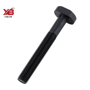 Wholesale Black <strong>T</strong>-Type <strong>Bolts</strong> 4.8/8.8 Grade High Strength for Aluminum Profile Frame Mechanical Equipment Hot-Dip - Product Image 3