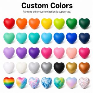 Pelota de Espuma Suave con Logotipo Personalizado, Juguete Antiestrés, Regalo Promocional, Eventos Médicos y Benéficos, Forma de Corazón - Product Image 4