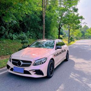 Película de coche Super brillo espacio caramelo Rosa colorido brillante revestimiento de coche tinte de vinilo película decorativa para coche película que cambia de Color - Product Image 2