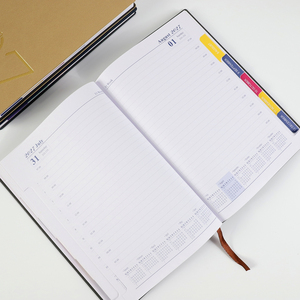 Agenda Profesional para Oficina 2027, Planificador Bilingüe Español-Inglés, Agenda Vertical con Rayas, Proveedor al por Mayor de Fábrica - Product Image 5