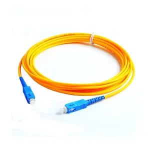 Cable de conexión de fibra SC APC de 30cm de modo único 10m 10GB Cable de conexión de puente óptico de fibra sc-sc Cable de conexión de paquete de fibra óptica