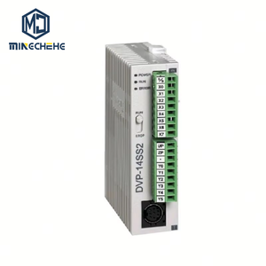 Contrôleur logique programmable compact DVP12SE11R 8DI 4DO avec sortie relais PLC et port RS485 pour système d'automatisation industrielle - Product Image 1