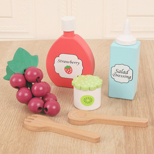 Juego de Cocina de Madera con Frutas y Verduras de Simulación, Educativo, Ecológico, No Tóxico, para Niños de 2 a 7 Años, Juguete de Cocina DIY - Product Image 1