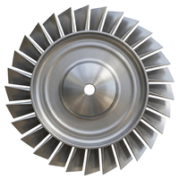 Rotor à pales intégrées sur mesure usiné CNC 5 axes de précision en acier inoxydable/aluminium pour turbocompresseur aérospatial