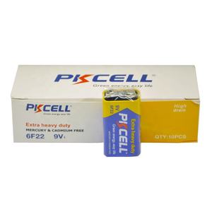 인체 온도계 용 PKCELL 브랜드 탄소 아연 배터리 <span class=keywords><strong>9v</strong></span> 6f22 배터리 - Product Image 6