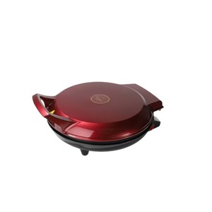 Aining <b>Electric</b> Griddle 308 Double-Sided Heating Non-Stick Surface Household Baking <b>Pan</b> Red And Black - Product Image 1