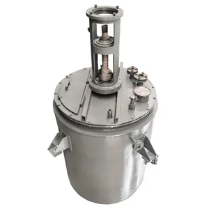 Reaktor batch penggunaan industri standar ASME CE EAC 1500L reaktor tangki pengaduk berkelanjutan