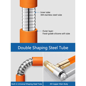 Robinet de lavabo mural en cuivre massif, à poignée unique, eau froide uniquement, pour usage en salle de bain ou en lavabo pour serpillière, directement de l'usine - Product Image 4
