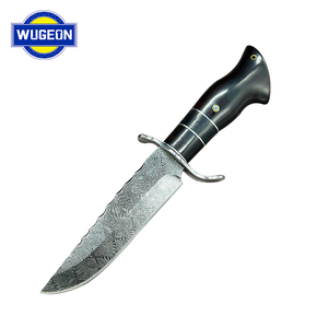 سكين ثابت النصل من الفولاذ الدمشقي متعدد الأغراض للبقاء على قيد الحياة في البرية، مصنوع من الخشب، للدفاع عن النفس والصيد، من إنتاج مصنع ووجيون - Product Image 5