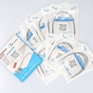 ลวดทันตกรรมแบบกลมหรือสี่เหลี่ยมลวดโค้งสแตนเลสสำหรับจัดฟันลวดจัดฟัน - Product Image 4