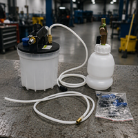 Égouttoir à huile pneumatique en plastique, réservoir de récupération d'huile usagée, réparation automobile, remplacement de liquides de carburant, outils de garage