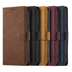 Étui en cuir pour téléphone samsung s21 s22 plus/ultar protection contre le glissement de cartes type business couverture arrière de téléphone - Product Image 6