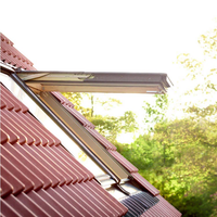 Fenêtre de toit fixe en aluminium et verre pour véranda, patio, balcon et projets de construction résidentielle