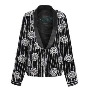 เสื้อเบลเซอร์ผู้หญิงแบบตัดแขนยาวสำหรับงานนำเสนอในวันสัมภาษณ์ออฟฟิศผู้จำหน่ายอินเดีย - Product Image 4