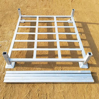 Étagères de stockage pour chambre froide en acier de haute qualité, protection contre la corrosion, robustes, multi-niveaux, avec poteaux détachables