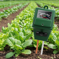 Testeur d'humidité, de pH et de luminosité du sol 3-en-1 disponible en OEM pour jardin, pelouse et plantes en pot