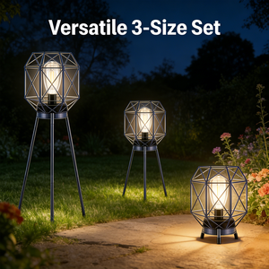 <span class=keywords><strong>Lampe</strong></span> <span class=keywords><strong>de</strong></span> <span class=keywords><strong>jardin</strong></span> multifonctionnelle en métal, projection d'ombres époustouflante, décoration solaire pour patio, éclairage <span class=keywords><strong>de</strong></span> pelouse et <span class=keywords><strong>de</strong></span> chemin - Product Image 1