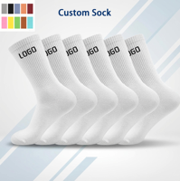 Logo personnalisé Chaussettes de sport athlétique Chaussettes sans quantité minimale de commande avec votre propre conception Ch