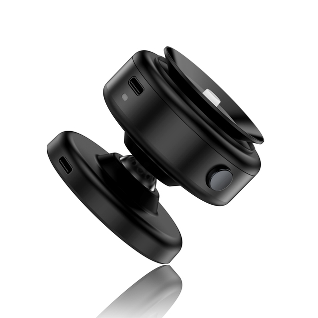 15W Magnet Wireless Charging Holder 2 Sides 360 Degree Rotation Strong Vacuum Bracket for Mobile Phone