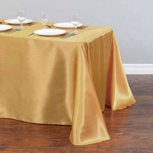Rechteckige Satin Weihnachten Tischdecke Hot Selling Schwarz/Gold/Weiß Tischdecken Einweg Universal Tischdecke - Product Image 3