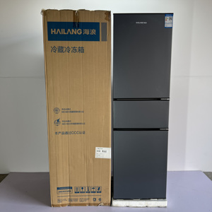 Energy Saving Stainless Steel Three-Door Top-Freezer <b>Refrigerator</b> 270L Capacity Grade 1 Efficiency Mute Household Energy Efficie - Product Image 3