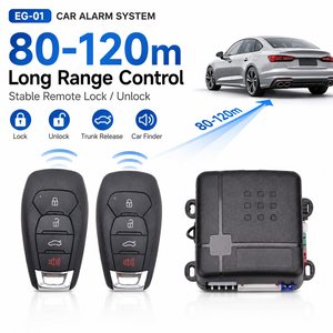 Système d'alarme de voiture universel EG-01 12V anti-hijacking 370MHZ avec télécommande à code d'apprentissage Alarmas Para Automovil - Product Image 3