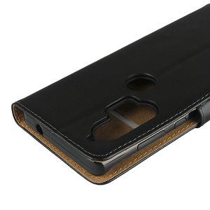 Étui portefeuille en cuir véritable pour <span class=keywords><strong>Moto</strong></span> Edge Plus, housse à rabat pour téléphone portable avec béquille et porte-cartes - Product Image 5
