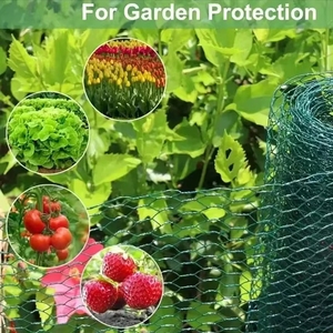 Grillage hexagonal en fil de fer de 0,35 m x 1 m <span class=keywords><strong>pour</strong></span> clôture de jardin, <span class=keywords><strong>volière</strong></span>, cage à animaux, bricolage - Product Image 2