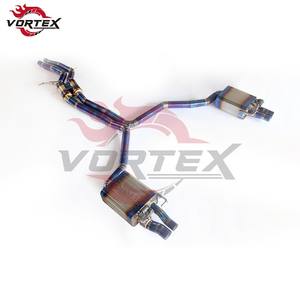 Sistema de Escape Catback de Titanio de Alto Rendimiento VORTEX con Acabado Azul Quemado y Soldadura en Escamas de Pescado para AUDI A7 C7 3.0T 2010-2018 - Product Image 3