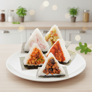Boules de riz industrielles en triangle Sushi Onigiri japonais surgelés à usage commercial pour les cafétérias, les compagnies aériennes et les établissements de restauration rapide - Product Image 3