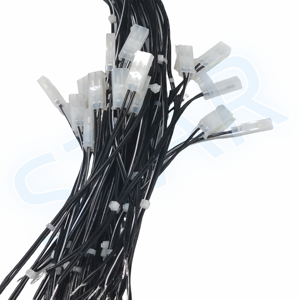 Ul cấp giấy chứng nhận điện dây nịt dây điện điều khiển cơ khí lắp ráp cáp với <span class=keywords><strong>2</strong></span> pin Molex 63080 nối cho <span class=keywords><strong>pinball</strong></span> máy - Product Image 3