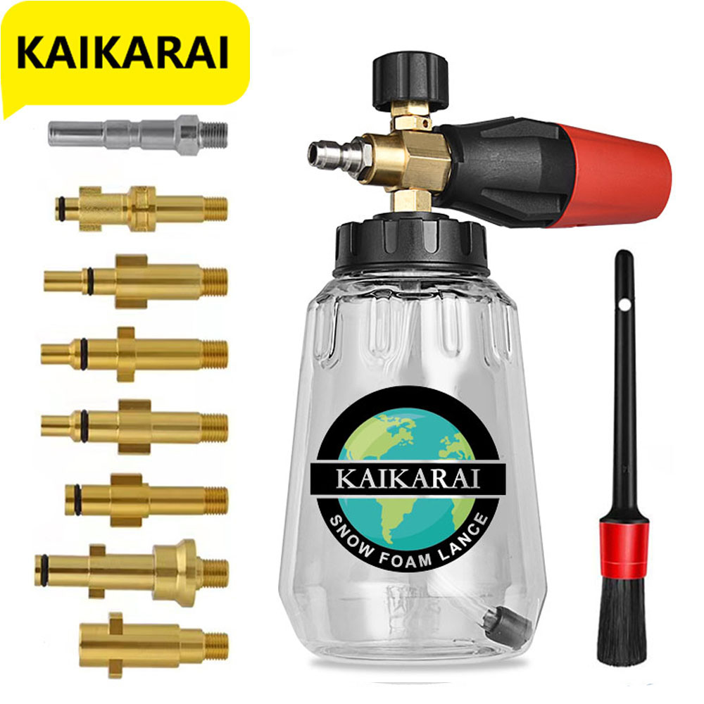 Установка для мытья под давлением пенная насадка, насадка для пены автомойки пена для Karcher Daewoo Bosche Makita черный decker установка для мытья под давлением