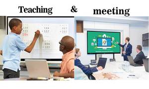 Bảng Trắng Học Sinh 65 75 86 98 Inch Bảng Tương Tác Màn Hình Cảm Ứng Lcd Thông Minh Màu Trắng - Product Image 6