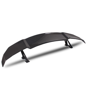 CRASTP Carbon Fiber <b>Rear</b> <b>Spoiler</b> V Style Matte Finish Trunk Wing Car Styling - Product Image 5