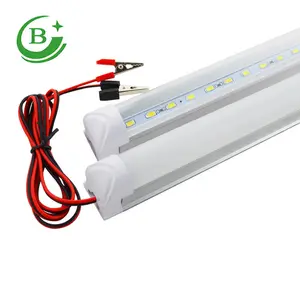 Tubo de luz t8 de baixo tensão, boa fábrica preço 12v com clipe smd 5630 chip 300mm comprimento para a luz do tubo