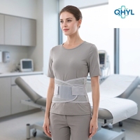 Ceinture de soutien lombaire post-partum à très haute élasticité et taille haute, pour le soutien du dos et la protection des lombaires