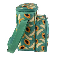 Picknick- und Camping-Bierkühltasche Isoliert Auslaufsicher Wiederverwendbar Faltbar Polyester Schultertragetasche mit Griff