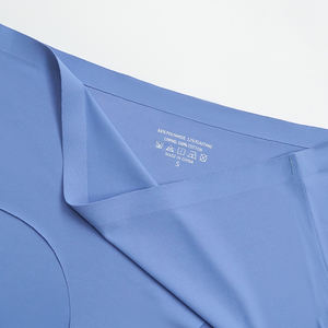 Factory <span class=keywords><strong>Outlet</strong></span> Bragas sin rastro de una pieza para mujer <span class=keywords><strong>Calzoncillos</strong></span> Bragas Colores sólidos Cintura baja Corte láser Seda de hielo Teñido liso - Product Image 6