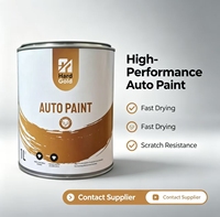 Peinture automobile acrylique 2K transparente haute brillance anti-jaunissement, revêtement liquide en spray pour la retouche automobile