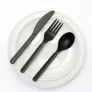 Cubiertos Desechables Compostables de 7 Pulgadas a Precio de Fábrica, Hechos con PLA de Origen Vegetal Resistente a Altas Temperaturas - Product Image 3