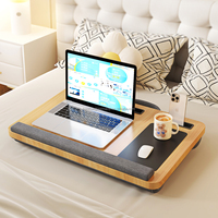 Bureau pliable en bois et alliage d'aluminium, facile à assembler, pour ordinateur, idéal pour le bureau à domicile ou la chambre, avec des fonctions de rangement