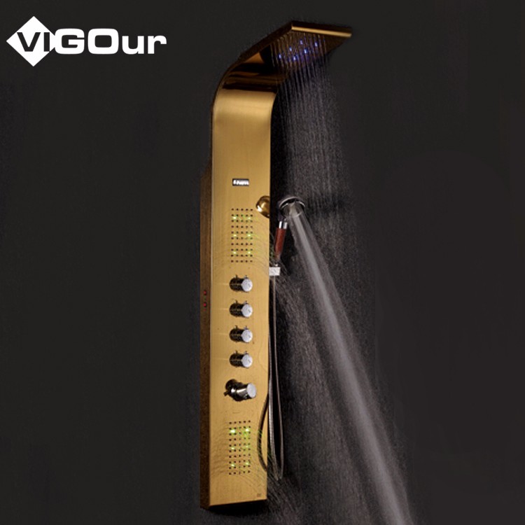 Настенный смеситель для душа и ванны, черный смеситель для горячей и холодной воды