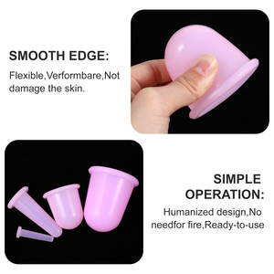 4 шт., набор силиконовых гелевых банок для лица - Product Image 5