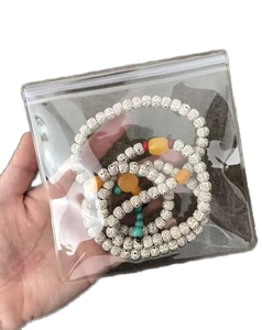 Bolsas de PVC Transparente con Cierre Hermético Antideslustre, Bolsas de Plástico Gruesas Reutilizables para Guardar Pulseras, Cuentas, Rosarios y Joyas - Product Image 1