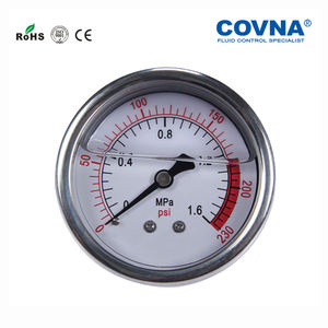 Manomètre rempli d'huile manomètre rempli <span class=keywords><strong>de</strong></span> liquide régulateur <span class=keywords><strong>de</strong></span> <span class=keywords><strong>pression</strong></span> d'air <span class=keywords><strong>de</strong></span> gaz <span class=keywords><strong>avec</strong></span> manomètre - Product Image 4