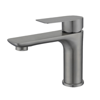 Robinet de lavabo moderne en acier inoxydable 304, finition or brossé et or rose, mitigeur monocommande eau chaude et froide pour salle de bain