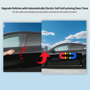 Système de porte à fermeture douce silencieuse à aspiration électrique automatique EASYGUARD, anti-pincement, compatible avec Tesla Model 3/Model Y 2019+ - Product Image 3