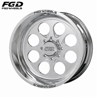 Jantes forgées FGD 8 10 trous avec capuchons flottants 24x12 24x14 26x12 26x16 26x14 8x6.5 8x170 8x180 pour F250 Chevy Ram 3500