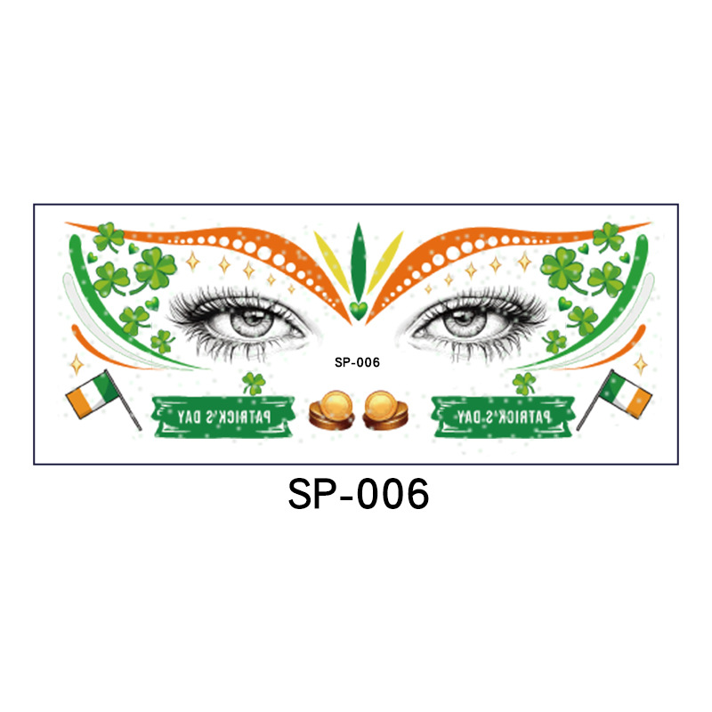 Irish face patch sp-006 - 65*160mm