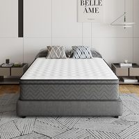 Matelas hybride de sommeil de lit de taille unique King Queen dans la boîte Matelas hybride de refroidissement pliable en gel de latex mousse à mémoire de forme Matelas à ressorts ensachés